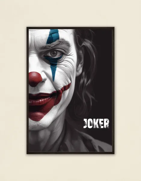 Joker Intense Gaze Poster | SmallBig Exclusive