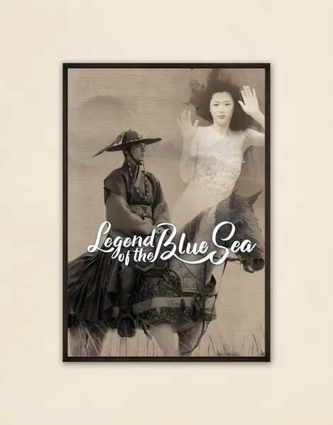 Explore the enchanting love story of Legend of the Blue Sea with this mesmerizing poster. A must-have for fantasy and K-drama lovers! Explore the enchanting love story of Legend of the Blue Sea with this mesmerizing poster. A must-have for fantasy and K-drama lovers!