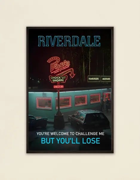 Riverdale Poster - Pop's Chock'lit Shoppe Neon Nights