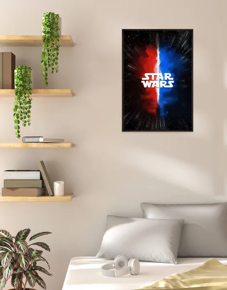 Star Wars Dual Force Poster - Light vs Dark