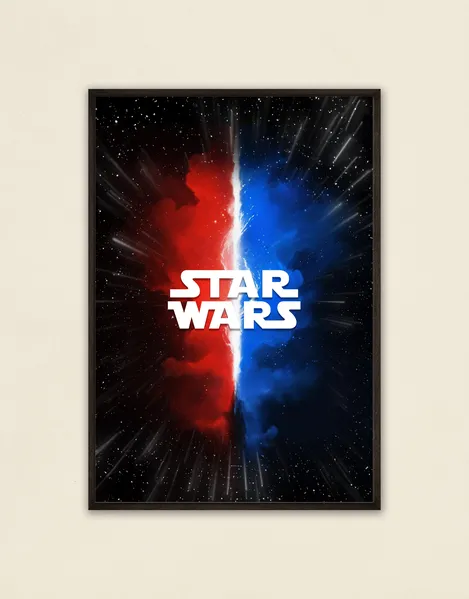 Star Wars Dual Force Poster - Light vs Dark