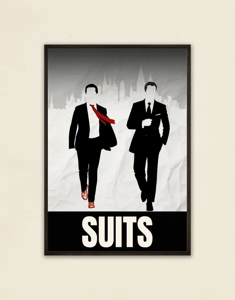 Suits wall poster