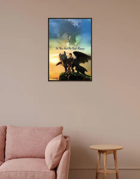 How to Train Your Dragon friendship poster