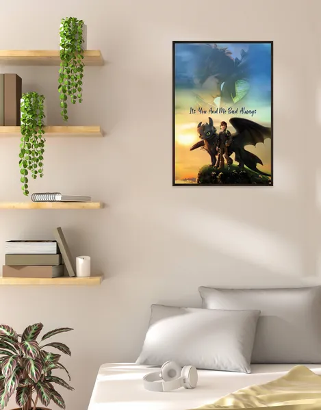 You and Me, Bud: How to Train Your Dragon Friendship Poster