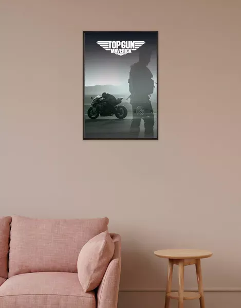 Top Gun Maverick motorcycle poster