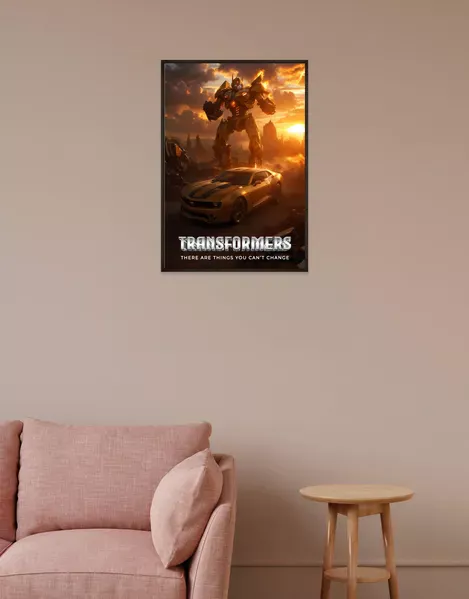 Bumblebee's Valor: Transformers Cinematic Poster | SmallBig