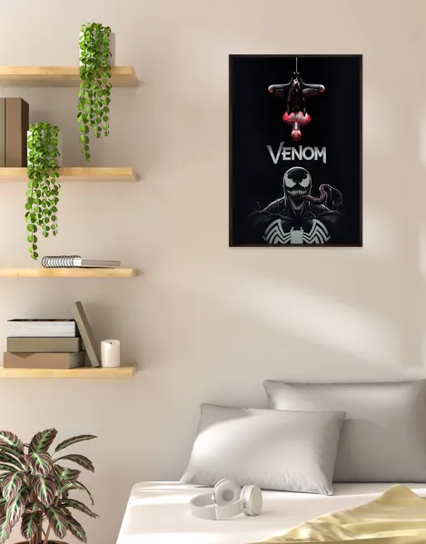 Unleash the Rivalry with the Venom vs Spider-Man Marvel Poster!