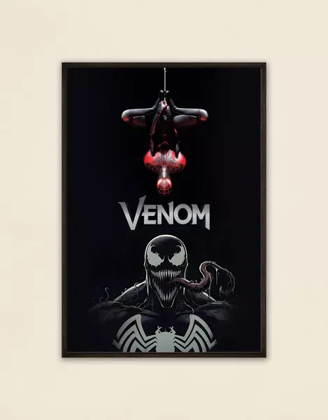 Venom vs Spider-Man: Marvel Dark Rivalry Poster | SmallBig