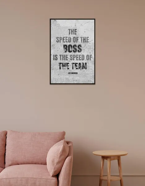 Pace of Leadership Wall Poster
