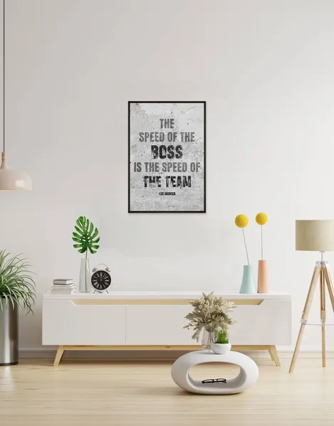 Pace of Leadership Wall Poster