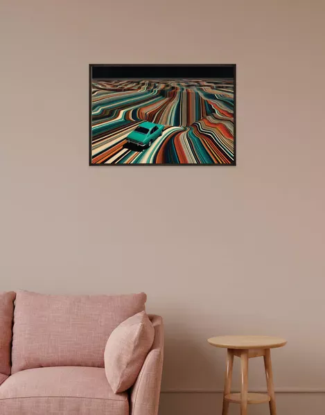Bring Surreal Adventures to Life with the Surreal Road Journey Art Poster