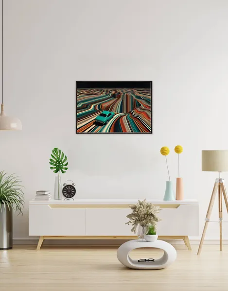 Bring Surreal Adventures to Life with the Surreal Road Journey Art Poster