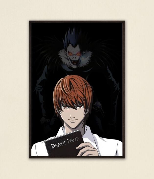 Dark Intentions - Death Note Light & Ryuk Poster